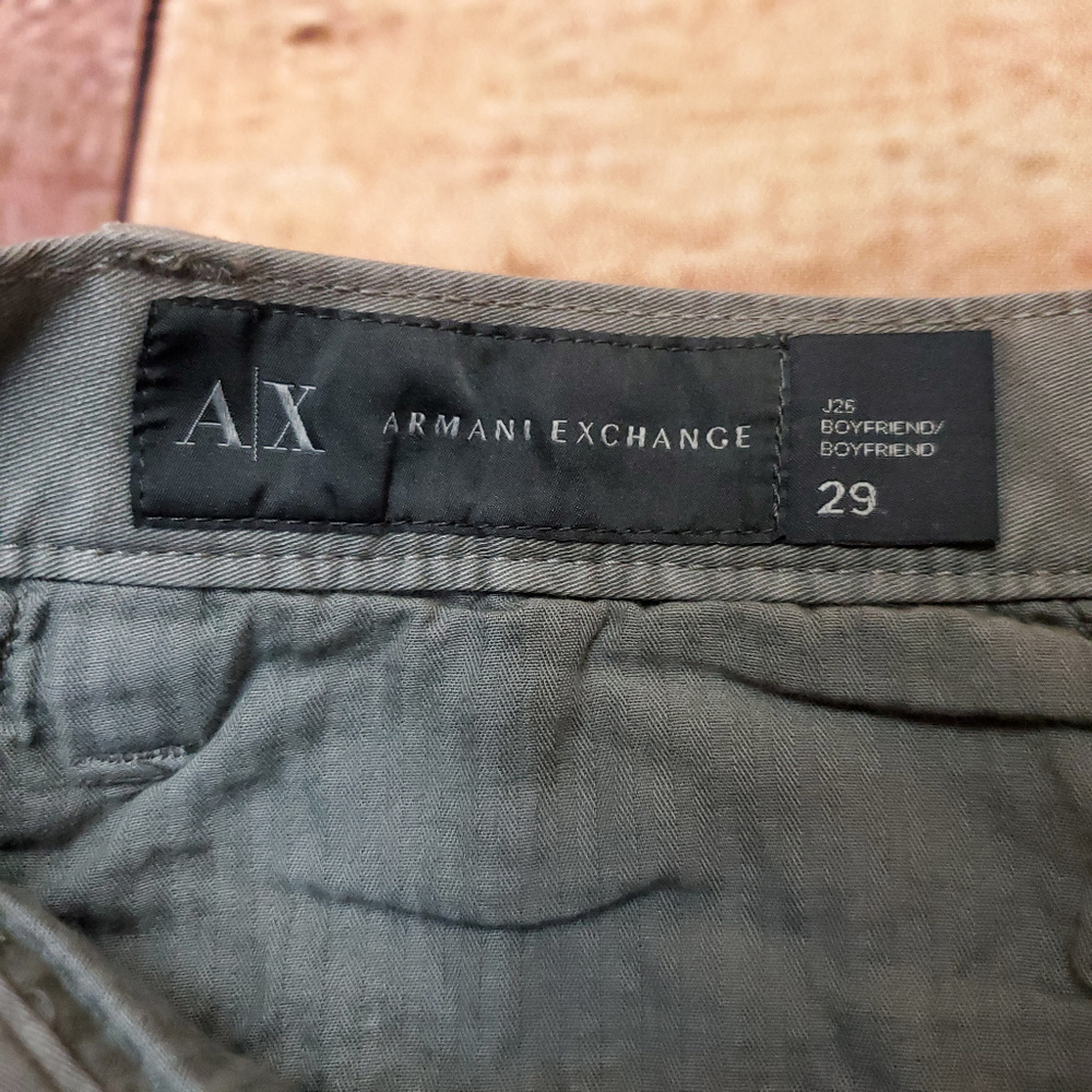 Armani Exchange The Boyfriend Jeans Size 29 Gray - Picture 4 of 6